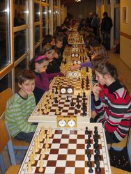 Schach-Schülerligaturnier Frankenburg am Dienstag, 18. Februar 2014