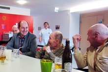 Männerstammtisch im Frankenburger Altenheim am Freitag, 16. Januar 2015