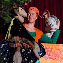 Pippi plündert den Weihnachtsbaum, Foto: Kindertheater Tabor