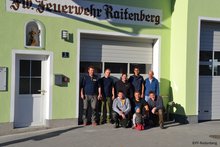 Malen Außenfassade Feuerwehrhaus Raitenberg am Samstag, 29. September 2018