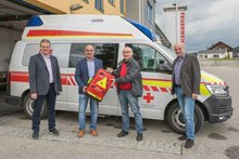Politiker spenden Notfallrucksack für das Rote Kreuz am Mittwoch, 16. Juni 2021, Copyright siehe www.meinbezirk.at