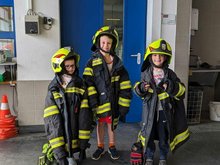 172 Kinder besuchten die Feuerwehr Frankenburg am Dienstag, 16. Juli 2024, Copyright siehe www.meinbezirk.at