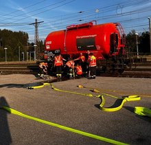 Gemeinsame Übung mit der ÖBB am Samstag, 17. August 2024